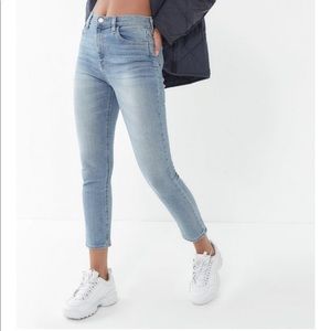 BDG Girlfriend High Rise Cropped Jeans